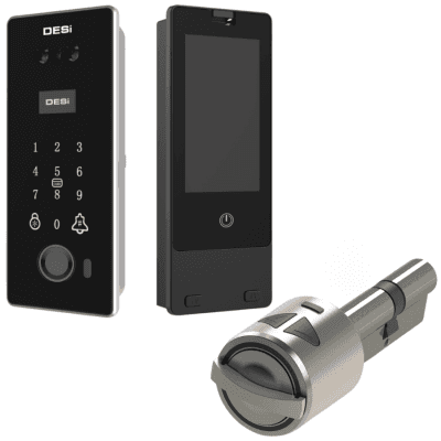 DESi QUiC Vision V002 Yüz Tanıma – Şifre – Avuç İzi – Kart – Canlı Görüşme ve Utopic RX / RXe / R+ Akıllı Kilitler İle Uyum ürün görseli